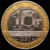 Frankreich 10 Franc Avers