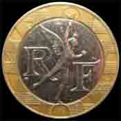 Frankreich 10 Franc Revers